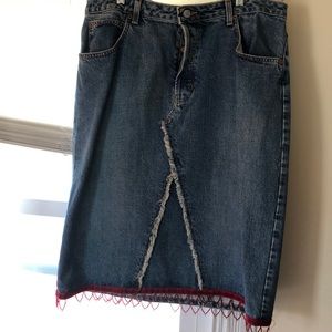Vintage Gap denim skirt